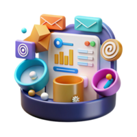 Digital Marketing Analytics Dashboard Data Visualization and Email Insights png
