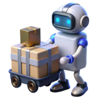 Robot Delivery Automated Package Handling and Transportation png