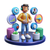Customer Support Interactive Dashboard Data Analytics png
