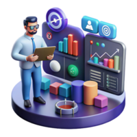 Data Analysis Visualizing Business Growth Key Metrics png