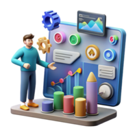 Data Visualization Dashboard, Charts, and Growth Metrics png