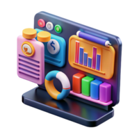Data Analysis Dashboard Visualizing Insights with Charts Graphs png