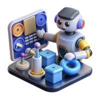 Robot Operating Control Panel Automation, AI, Interface png