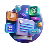 Digital Communication Interactive Messaging Multimedia png