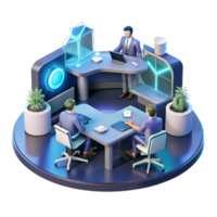 Future Workplace Collaboration Secure, Efficient, and Innovative png