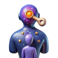 Cosmic Exploration Inner Child and Universe png