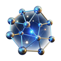 Network Connections A Molecular Structure Visualization png