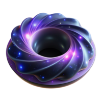 Cosmic Torus A 3D Render of a Glittering Nebula png