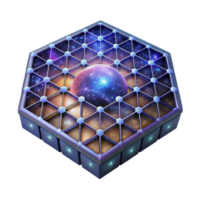 Cosmic Lattice A Hexagonal Universe Model png