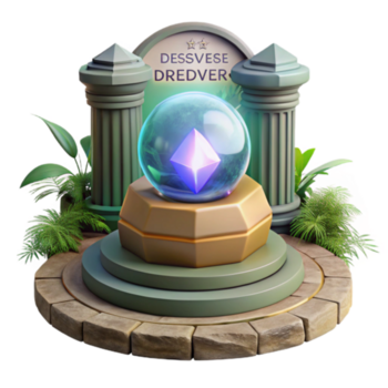 místico criptografia esfera revelação digital ativos png