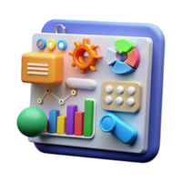 Data Visualization Dashboard Charts, Graphs, and Key Metrics png