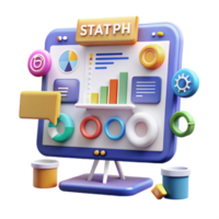 Data Visualization Dashboard Charts, Graphs, Insights png