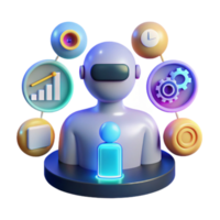 AI-Powered Automation Streamlining Processes with Integrated Systems png