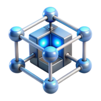 Networked Cube System Architecture Visualization png