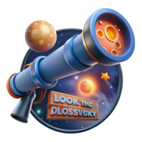 Space Exploration Discover the Cosmos with a Telescope png
