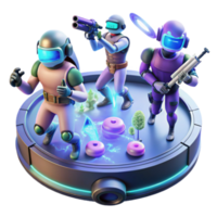 Futuristic Robot Arena 3D Action Game png