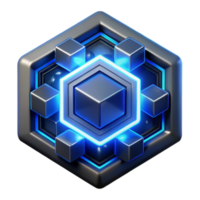 Hexagonal Structure Data Cube Network png