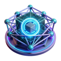Networked Cube Decentralized Data Structure Visualization png