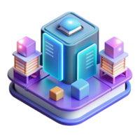 Digital Data Center Secure Cloud Storage and Server Management png