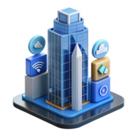 Smart Building Cloud, Wifi, Data Center, Connectivity, Technology, Infrastructure, Network, Digital Transformation, Modern Architecture, Urban Development png