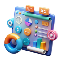 Dashboard Data Visualization, Charts, and Financial Metrics png