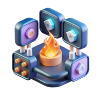 System Monitoring Real-time Alerts Flame Visualization png