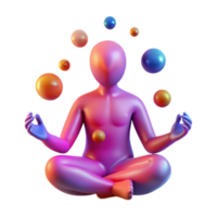 Mindfulness and Meditation Balancing Multiple Tasks png