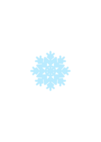 Blue Snowflake Icon Design png