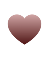 Gradient Heart Graphic png