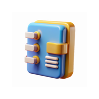 3D Blue and Yellow Vault Icon with Padlock Design for Security or Digital Storage Representation png