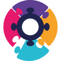 puzzle pieces round shape png