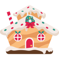 christmas house with trees png