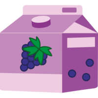 tetrapack box grape beverage png