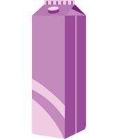 tetrapack box purple template png