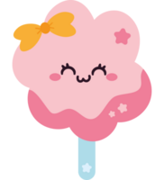 candy cotton kawaii png