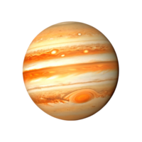 A Stunning View of Jupiter The Largest Planet in Our Solar System Showing Its Iconic Cloud Bands and Great Red Spot png