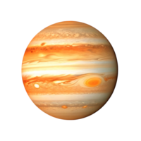 A Stunning View of Jupiter The Giant Planet in Our Solar System Showing Atmospheric Bands and Storms png