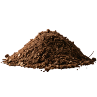 A pile of dirt on a black background png