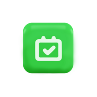 A green check mark icon on a black background png