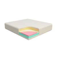 Mattress Layers Cross Section View Multi Layer Foam png