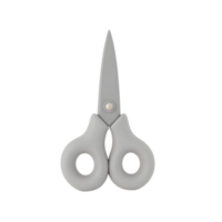Gray Ergonomic Scissors for Crafts and Office Use png