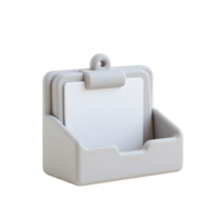 Modern Desk Clipboard Holder for Notes and Cards png