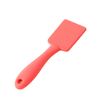 Pink Silicone Spatula for Baking and Cooking png
