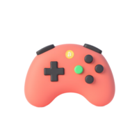 Play to Earn Bitcoin Game Controller 3D Render png