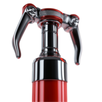 High-Tech Red and Black Hydraulic Tool png