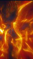 A vibrant golden abstract background with dynamic motion and glowing particles, evoking energy and futuristic motion. Ideal for tech, sci-fi, and artistic designs video