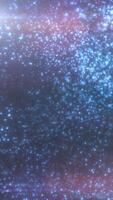 A mesmerizing digital particle flow with glowing blue and white dots, creating a futuristic, sci-fi ambiance. Great for data, and virtual technology themes video