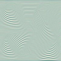 Green blue distorted lines square background. Groovy color lines abstract background. Trendy psychedelic retro style backdrop. Twisted distorted texture. Y2k aesthetic design vector