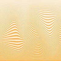 Yellow distorted lines square background. Groovy color lines abstract background. Trendy psychedelic retro style backdrop. Twisted distorted texture. Y2k aesthetic design vector