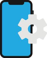 Tech Settings Cog Configuration vector